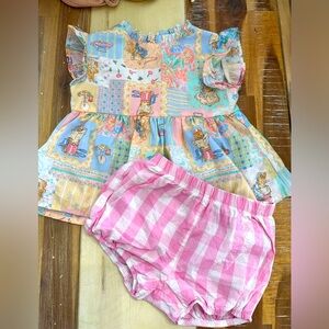 Le Petit Elle mouse Easter set 4T